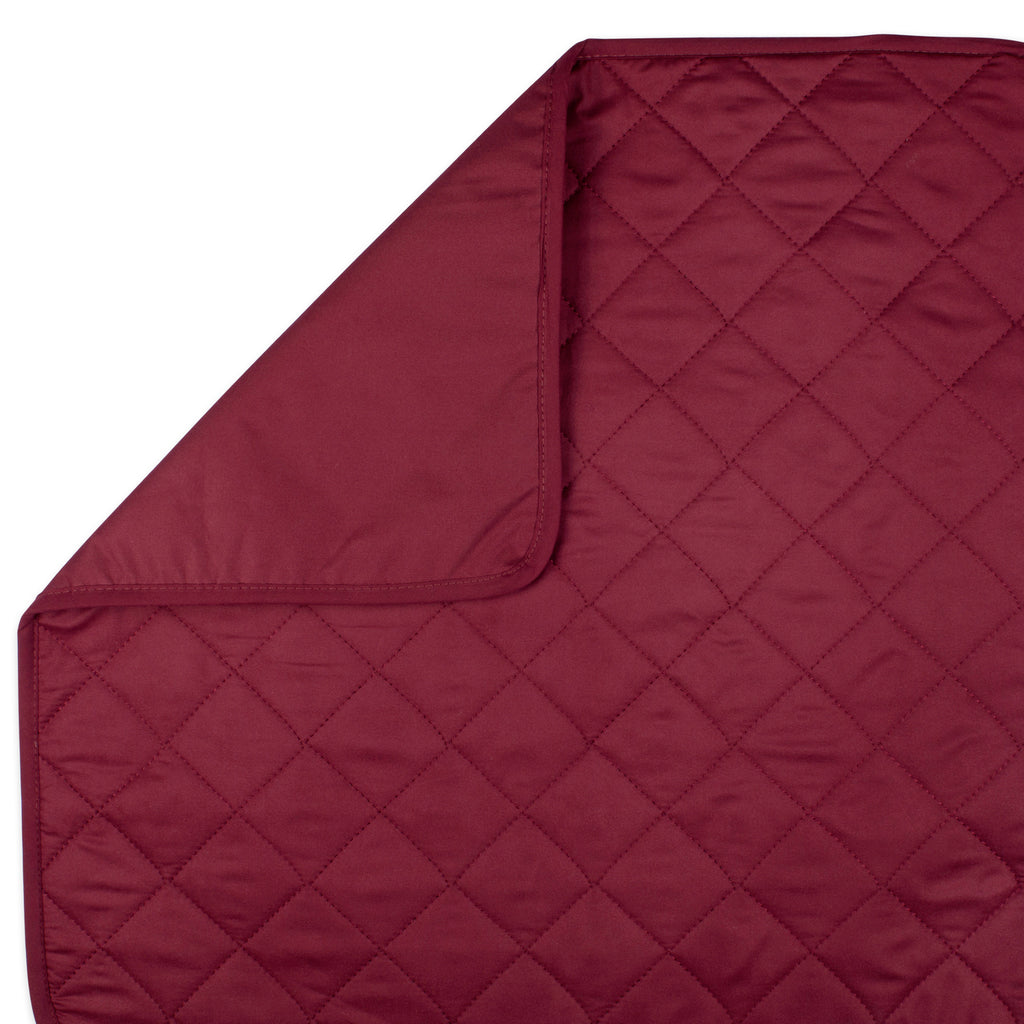 DII Reversible Loveseat Cover Cranberry