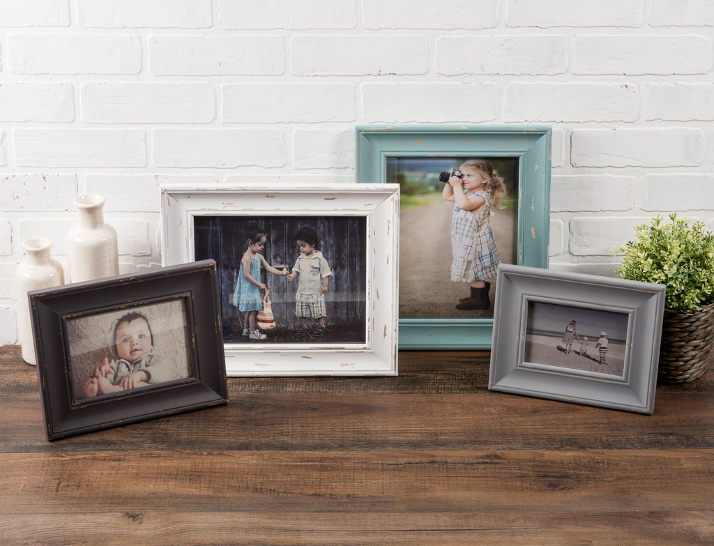DII Farmhouse Distressed Picture Frame Barnwood
