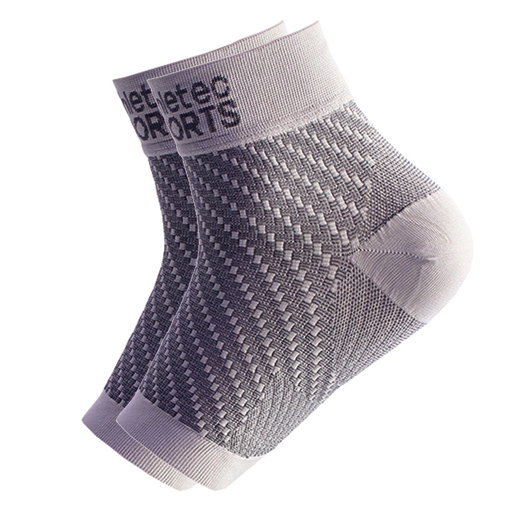 Compression Foot Sleeves Grey L