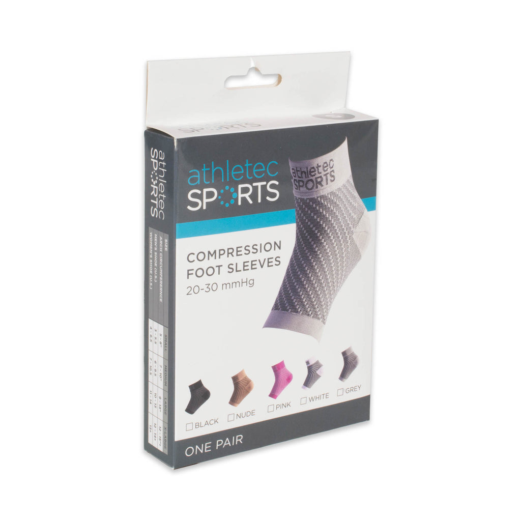 DII Compression Foot Sleeves White S