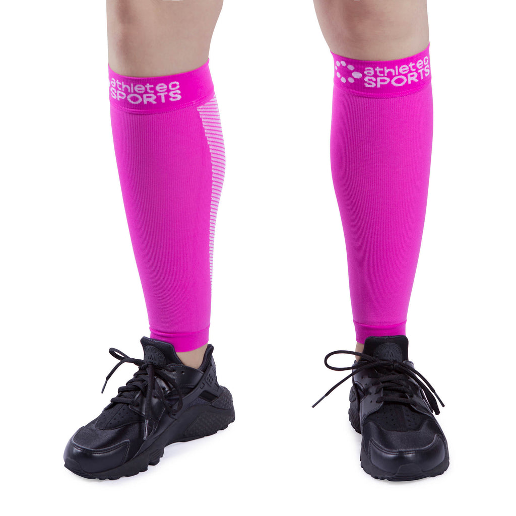 DII Compression Calf Sleeves Hot Pink S/M