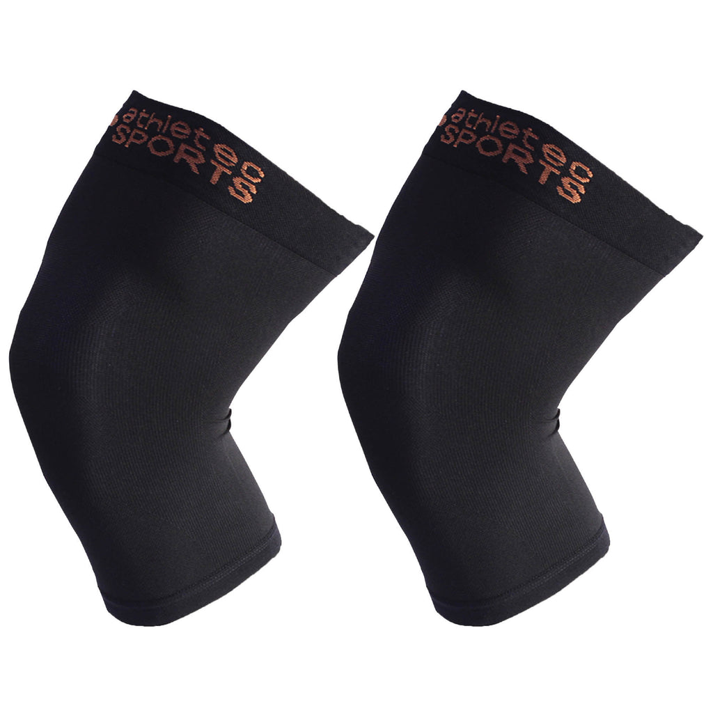 Copper Compression Knee Sleeve Pair M