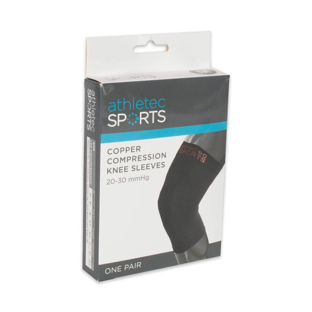 DII Copper Compression Knee Sleeve Pair L