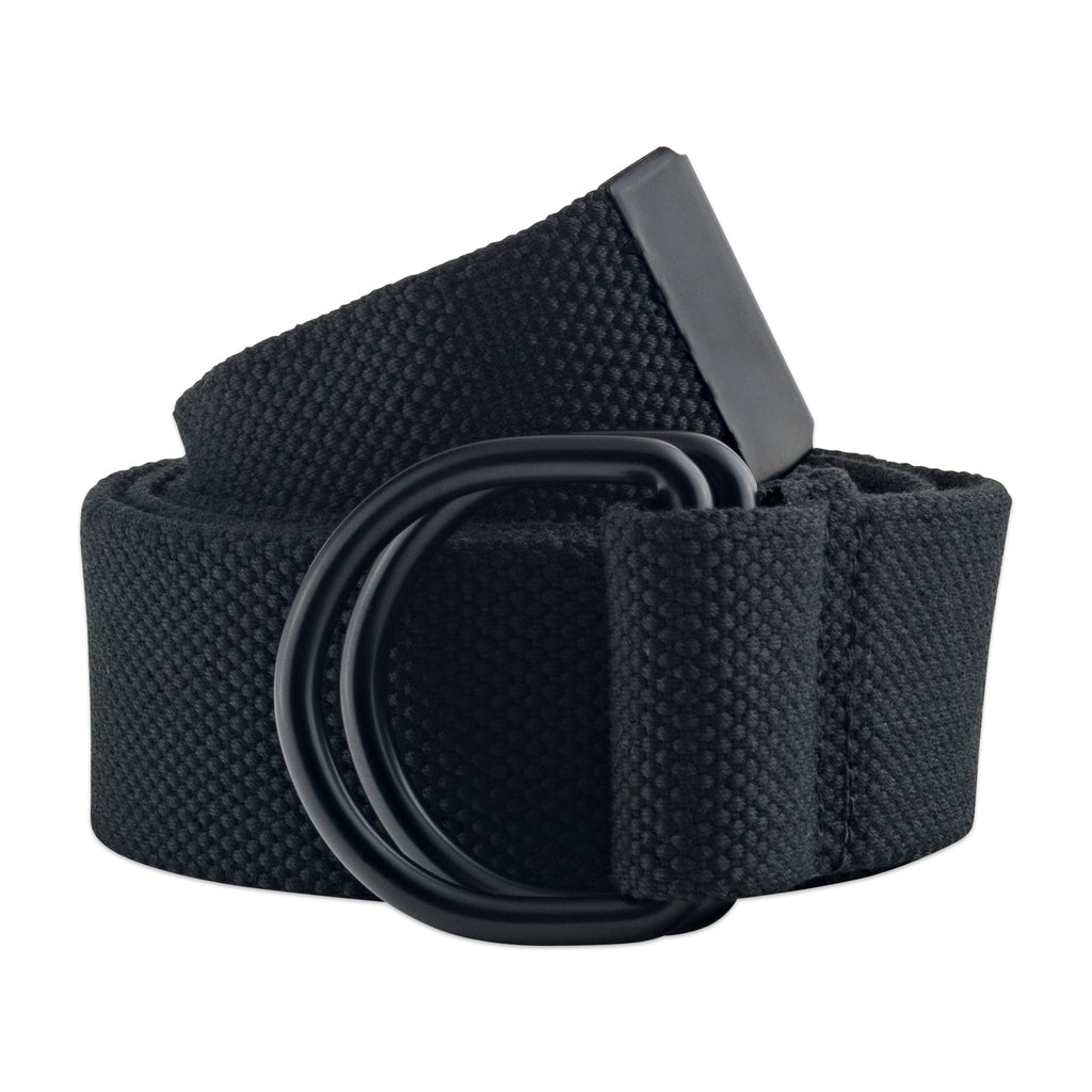 DII Mens And Womens D-Ring Cavas Belt Black XL