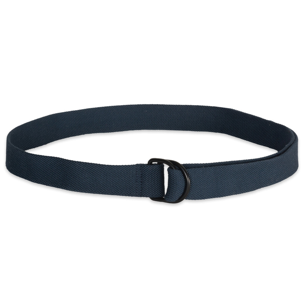 DII Mens And Womens D-Ring Cavas Belt Navy S