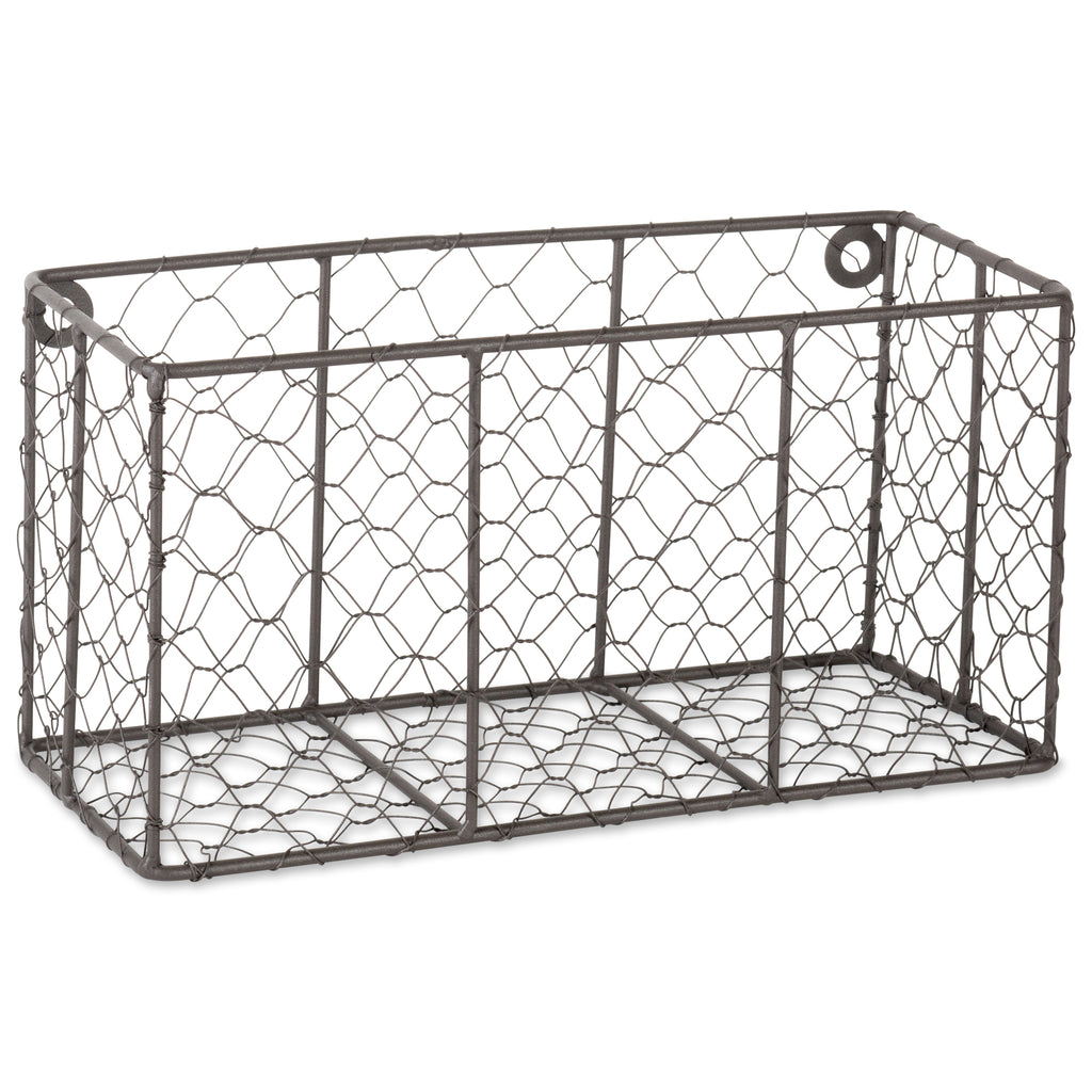 DII Wall Mount Chicken Wire BasketSet of 2 - S/M