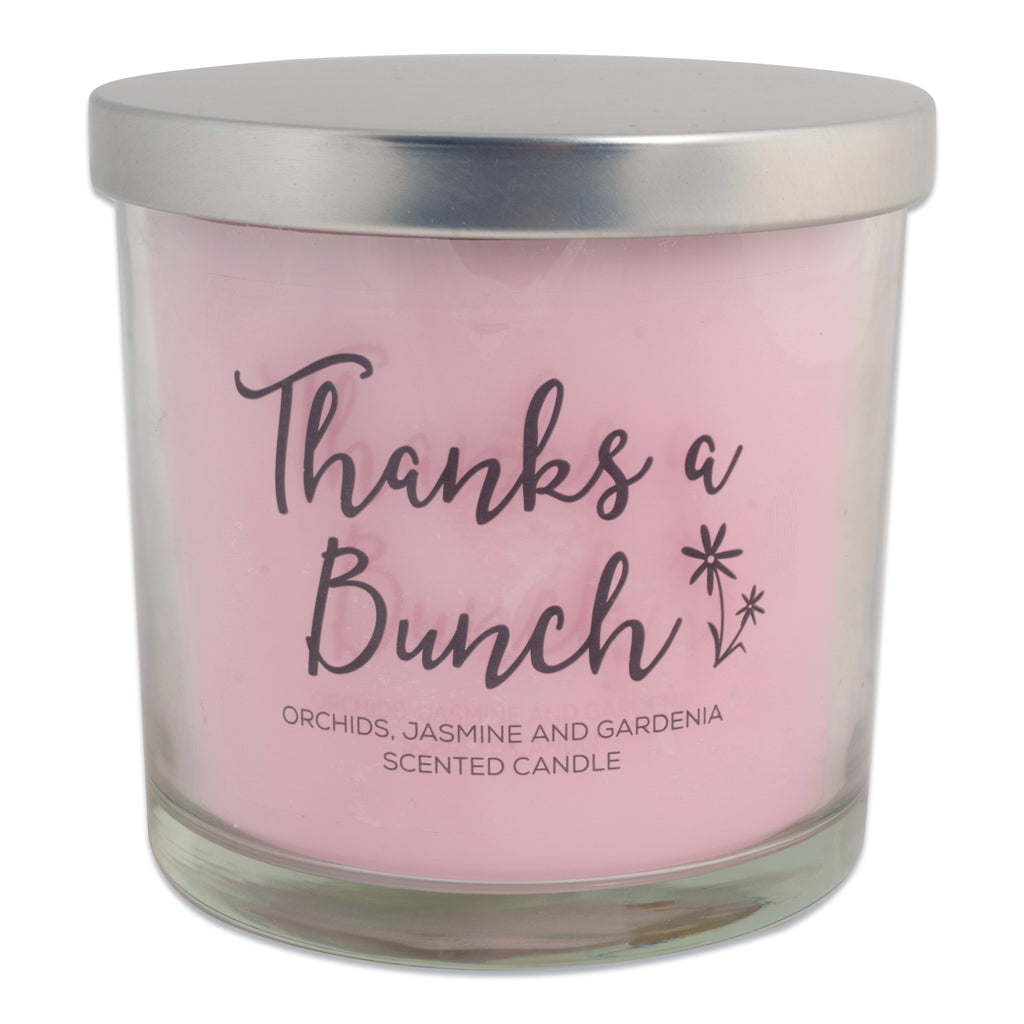 Thanks A Bunch! - Freshly Pick Orchids, Jasmine And Gardena 3 Wick Scented Candle