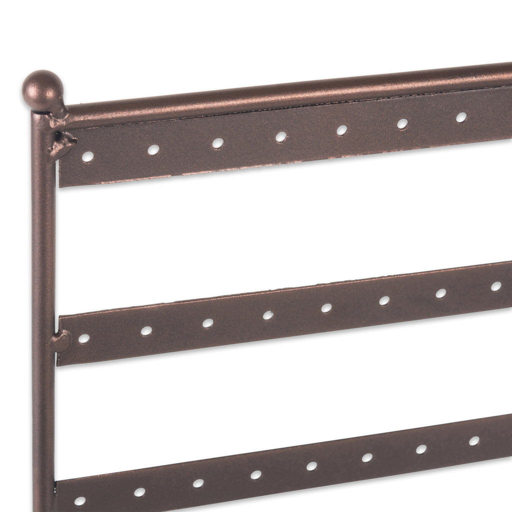 DII Earring Stand With Tray Bronze