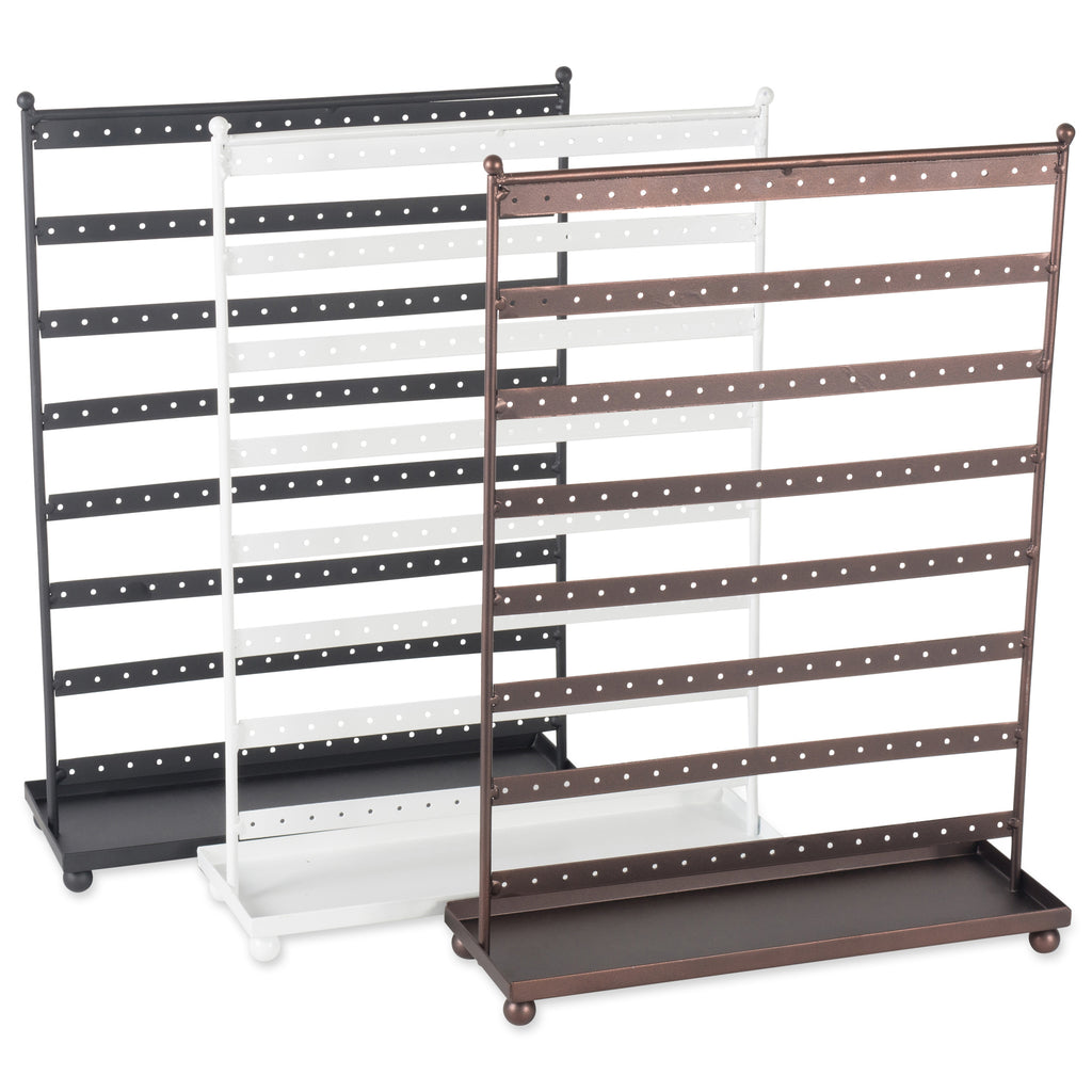 DII Earring Stand With Tray White