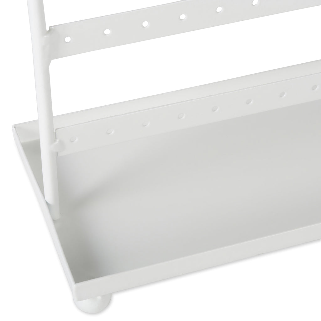 DII Earring Stand With Tray White