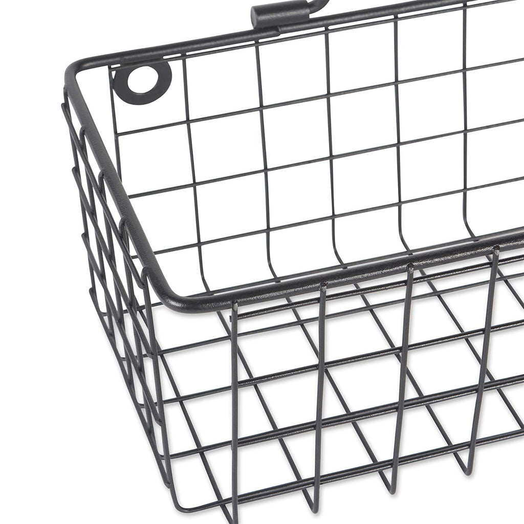 DII Wire Wall BasketSet of 2 Medium Grey