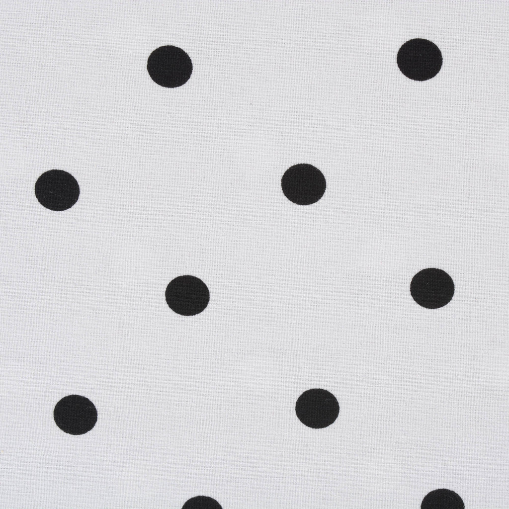 DII Reversible Polka Dot Table Runner 72 White/Black