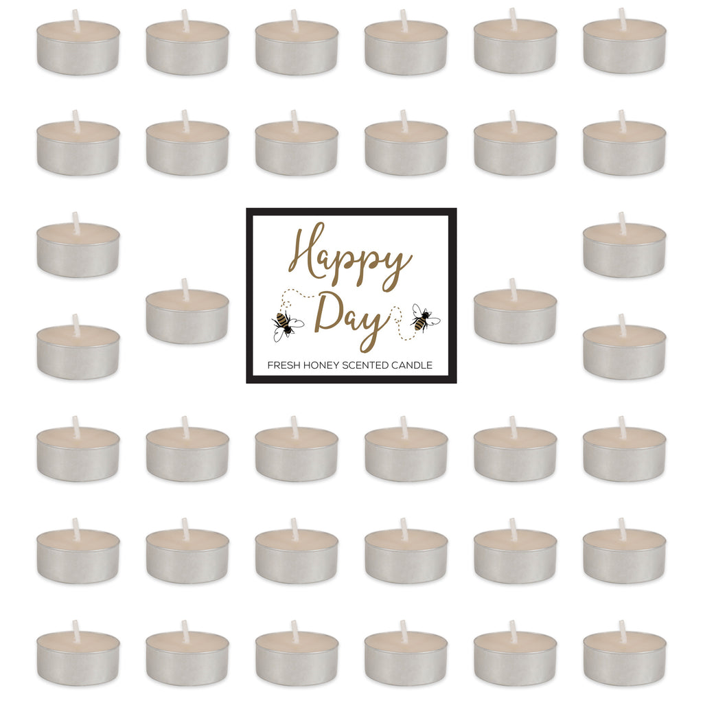 Happy Day -Honey  Tealights 36 Pc