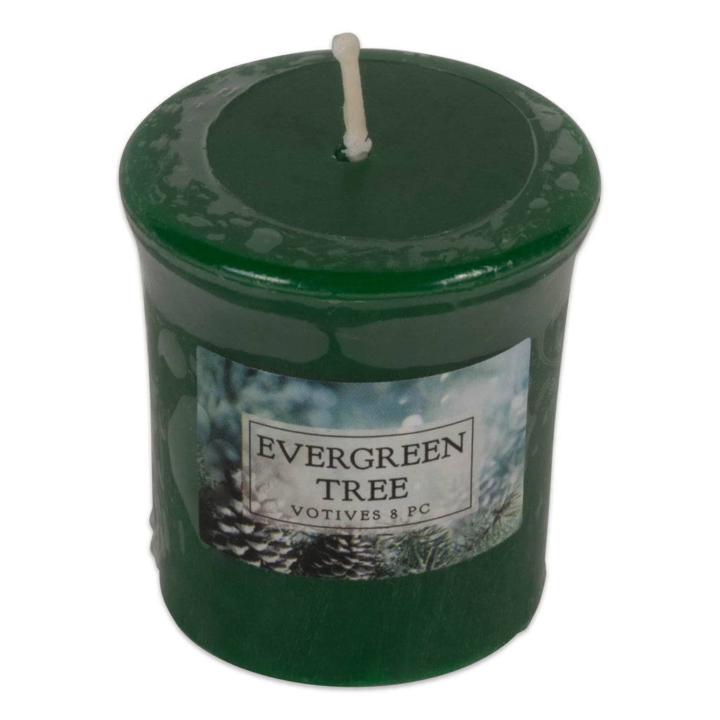 DII Evergreen Tree Votives 8 Pc
