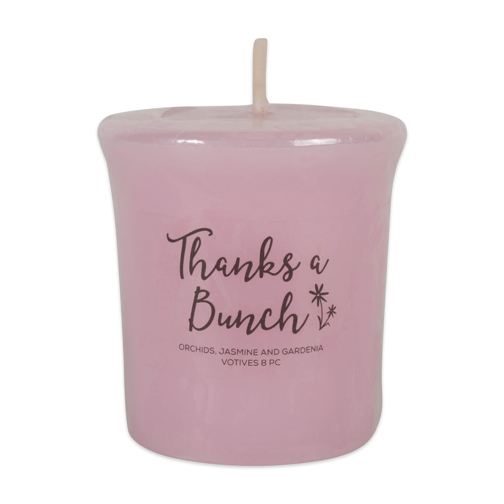 DII Thanks A Bunch! - Freshly Pick Orchids, Jasmine And Gardena Votives 8 Pc