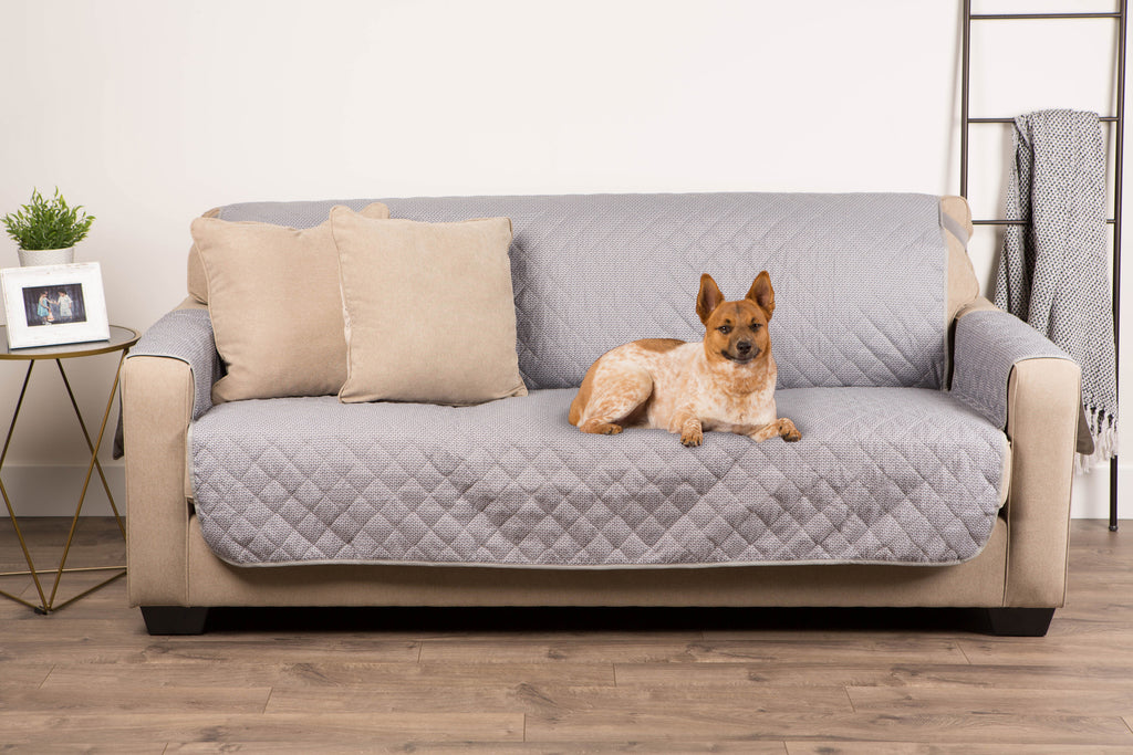 DII Reversible Oversize Sofa Cover Grey Multi Print