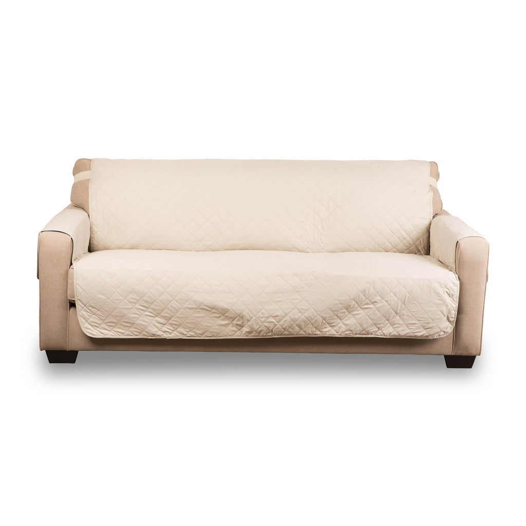 DII Reversible Oversize Sofa Cover Beige Multi Print