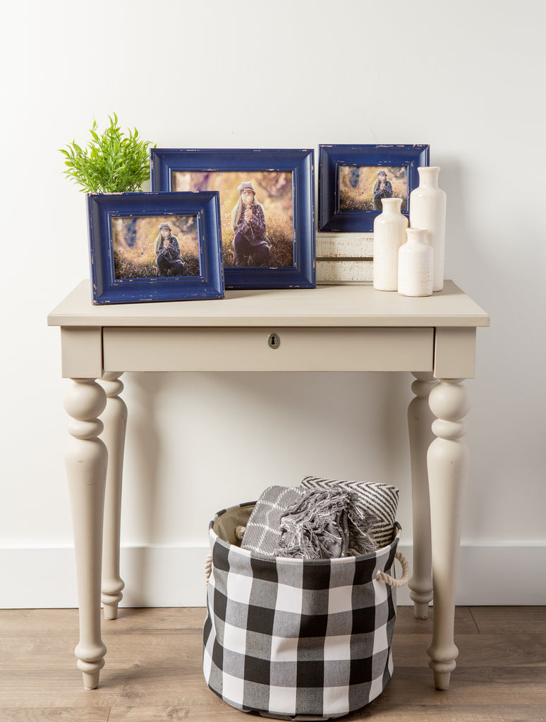 DII Farmhouse Distressed Picture Frame Navy