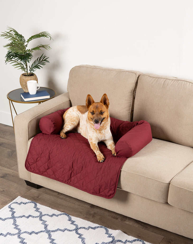 DII Bolster Pet Furniture Cover Cranberry Large