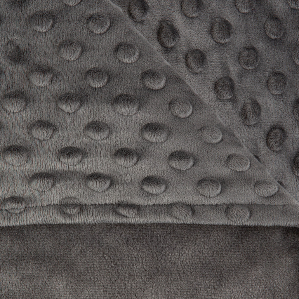 DII Grey Minky Dot Sensor Weight Blanket Cover