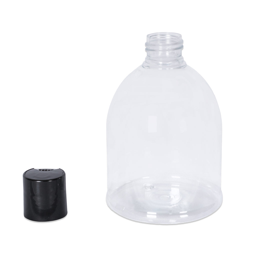 DII Pet 300ml Bell Bottle With Black Lid Set of 4