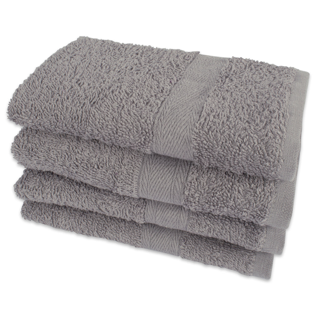 Gray Hand Towels Set/4
