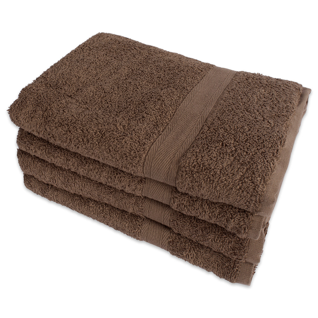 Brown Hand Towels Set/4