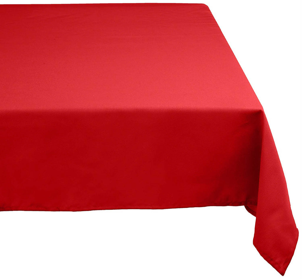 Red Polyester Tablecloth 52x70