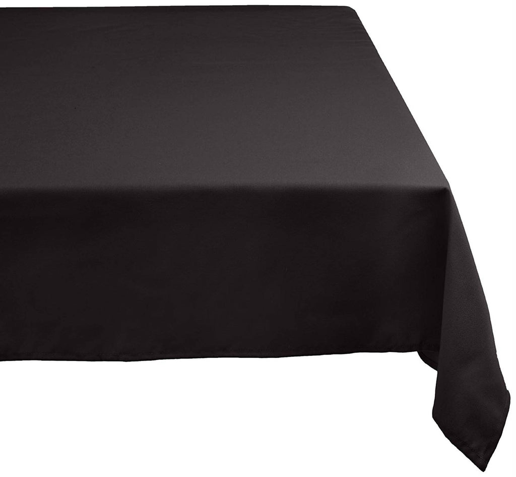 Black Polyester Tablecloth 60x104