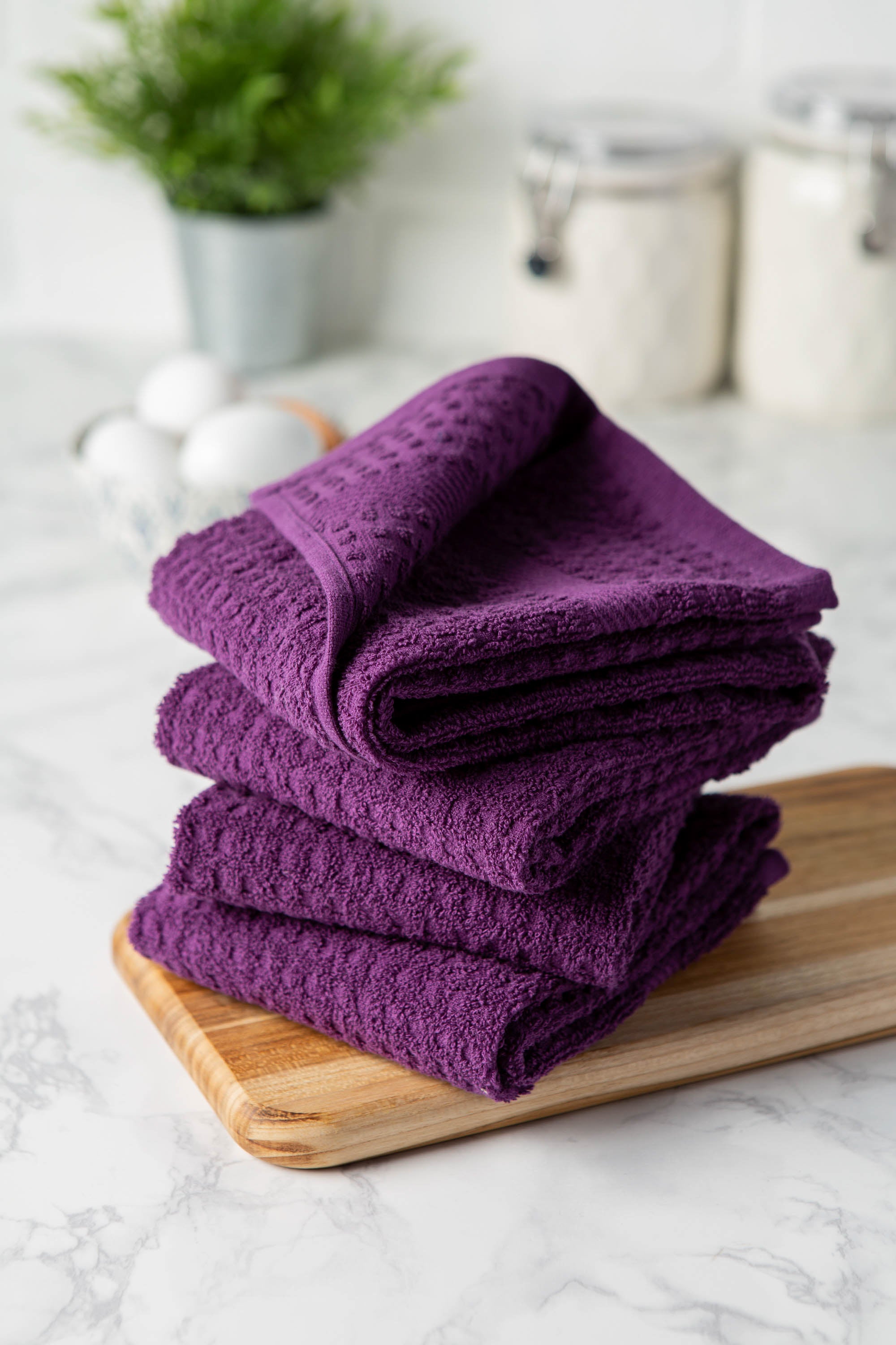DII Solid Pebble Waffle Terry Dishtowel Set of 4 – DII Home Store