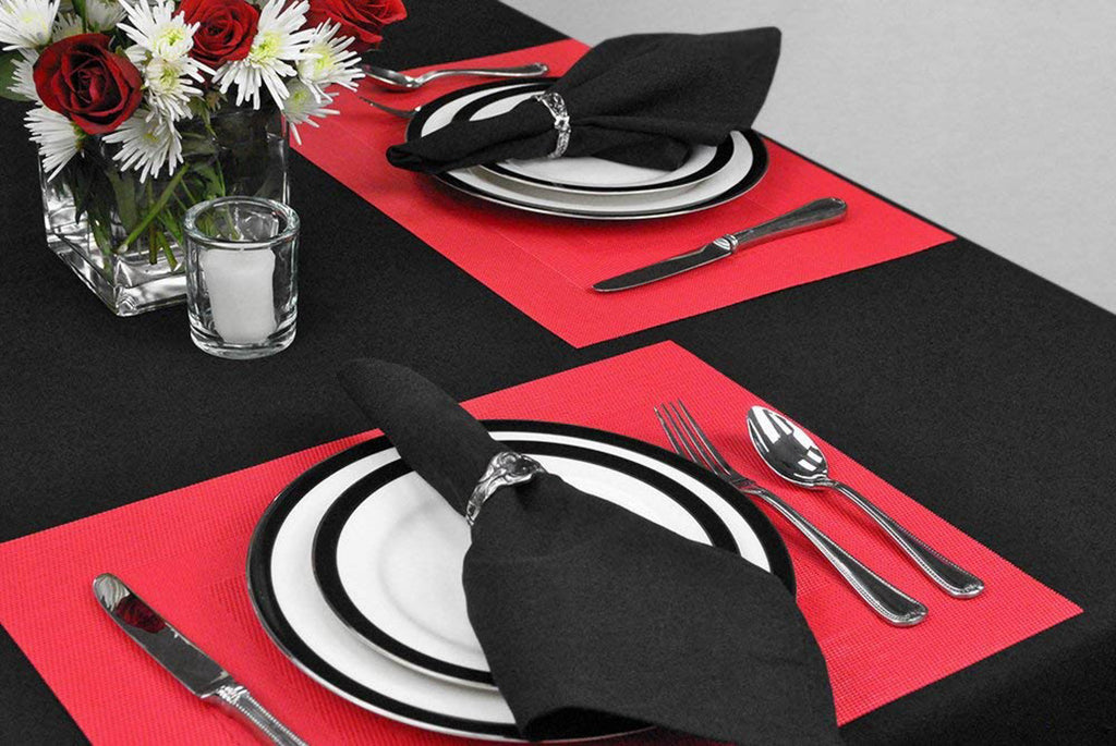 DII Tango Red Pvc Doubleframe Placemat Set of 6