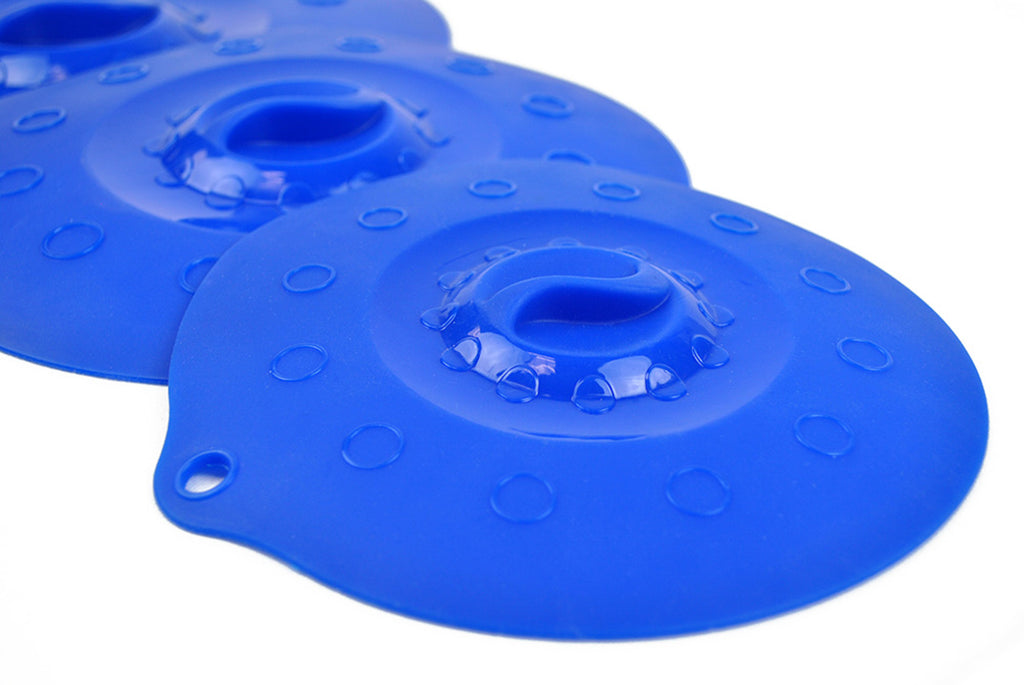 DII Silicone Lids Blue Set of 3