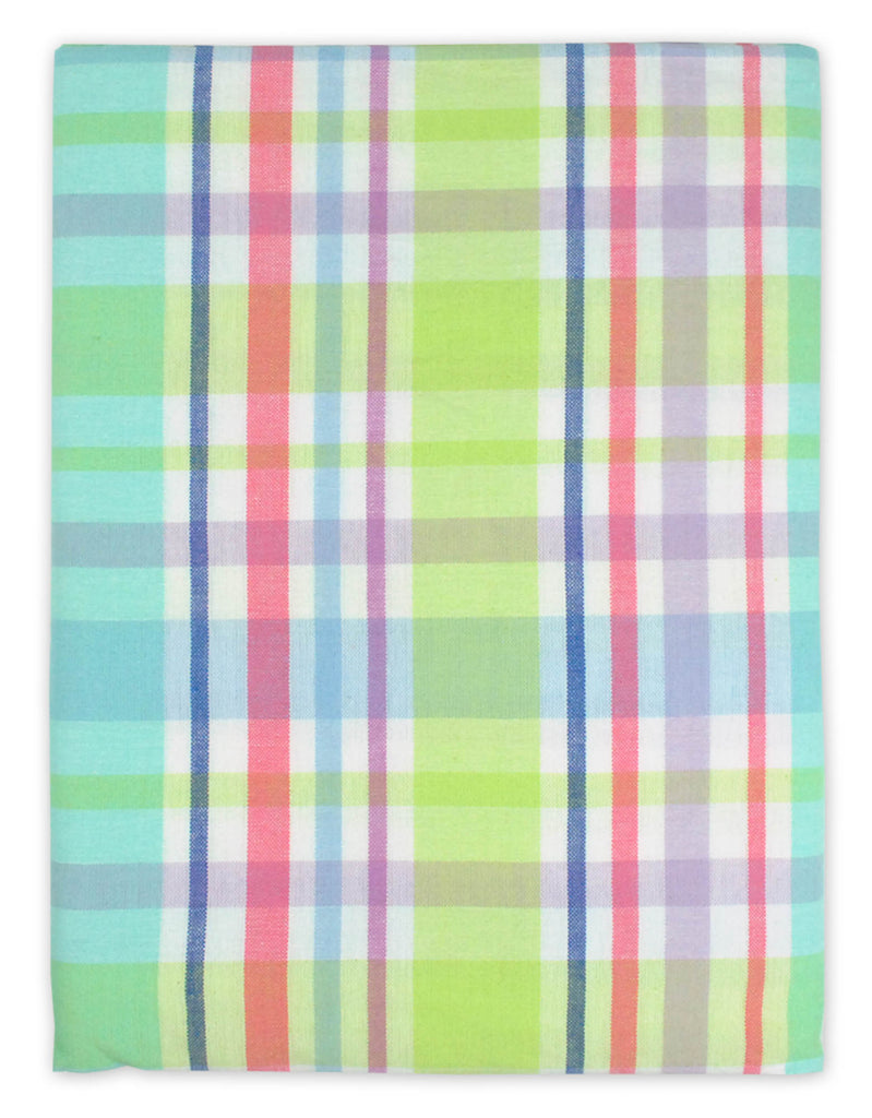 DII Spring Plaid Tablecloth, 60x84"