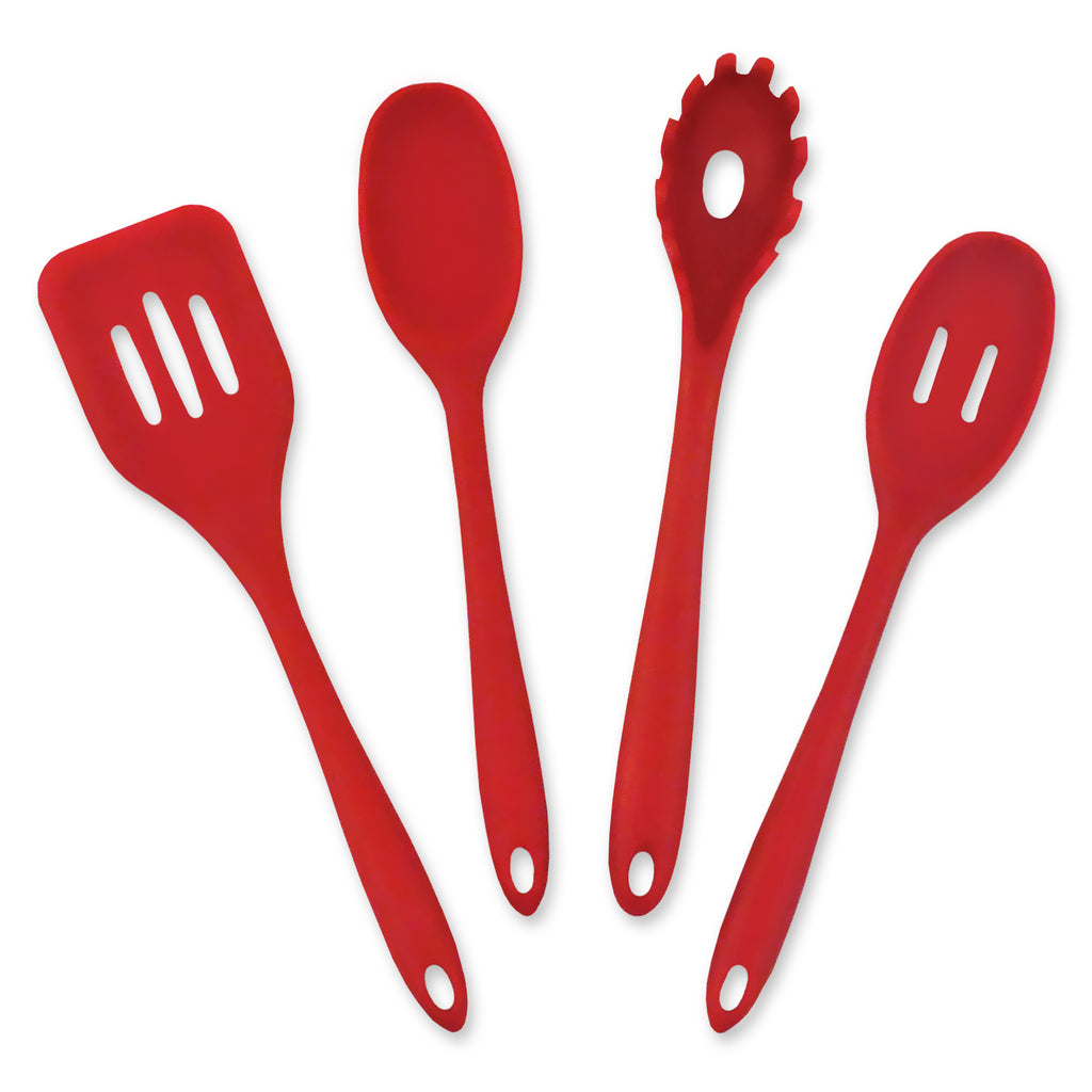 Silicone Kitchen Tools Red S/4