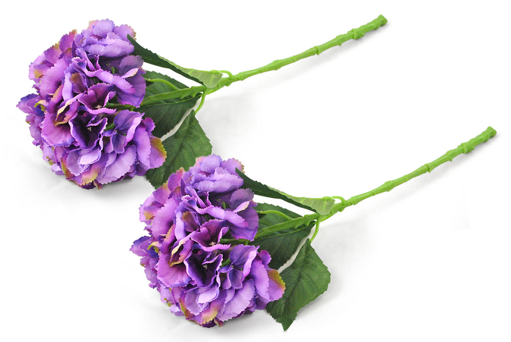 Flower Hydrangea Purple S/2