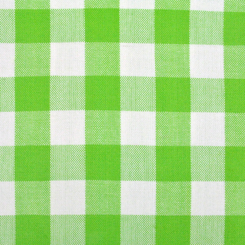 DII Tablecloth Green Apple Check, 60x84"