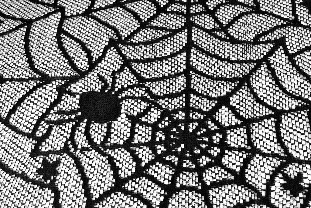 Halloween Lace Tablecloth, 54x72"