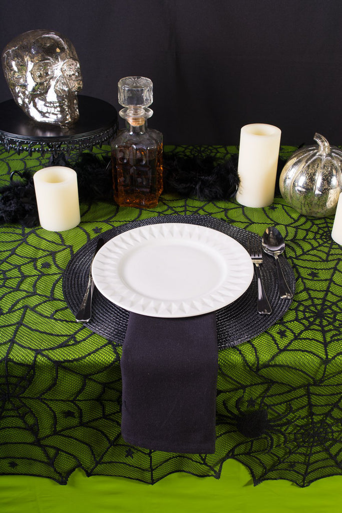 Halloween Lace Tablecloth, 54x72"