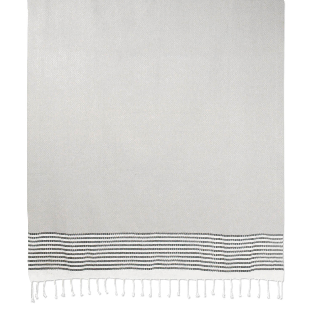 DII Navy Stitched Stripe Fouta Towel