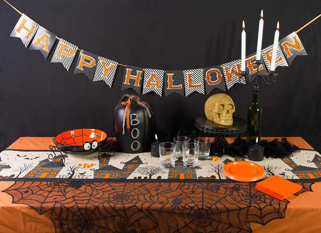 Haunted House Table Runner, 14x72"