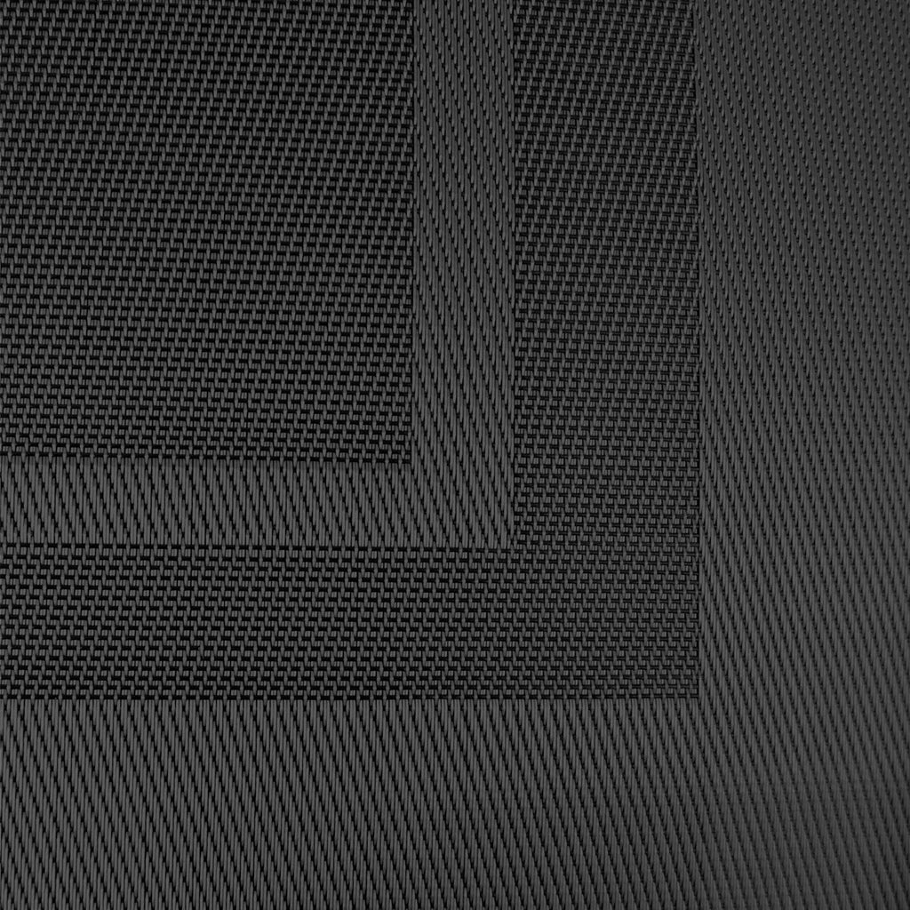 Black PVCDouble frame Table Runner, 14x72"