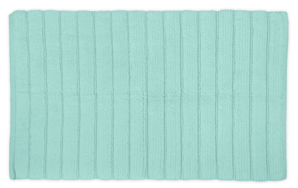 Mint Ribbed Rug 17x24