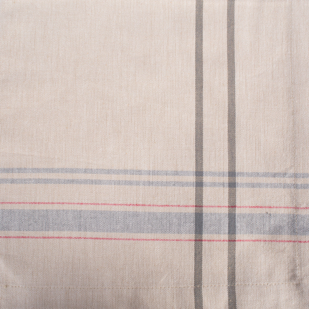 DII Gray French Stripe Napkin Set of 6