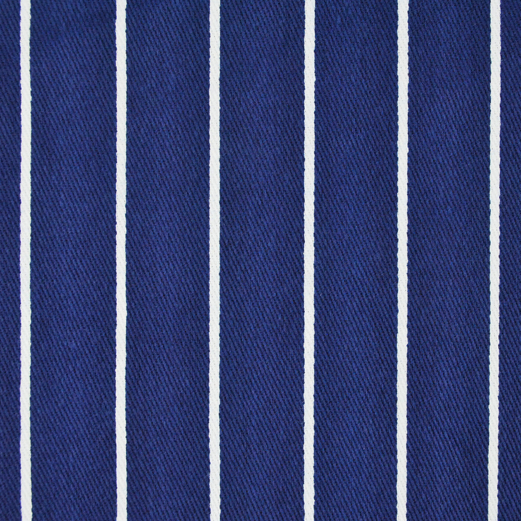 Nautical Blue Pinstripe Chef Apron