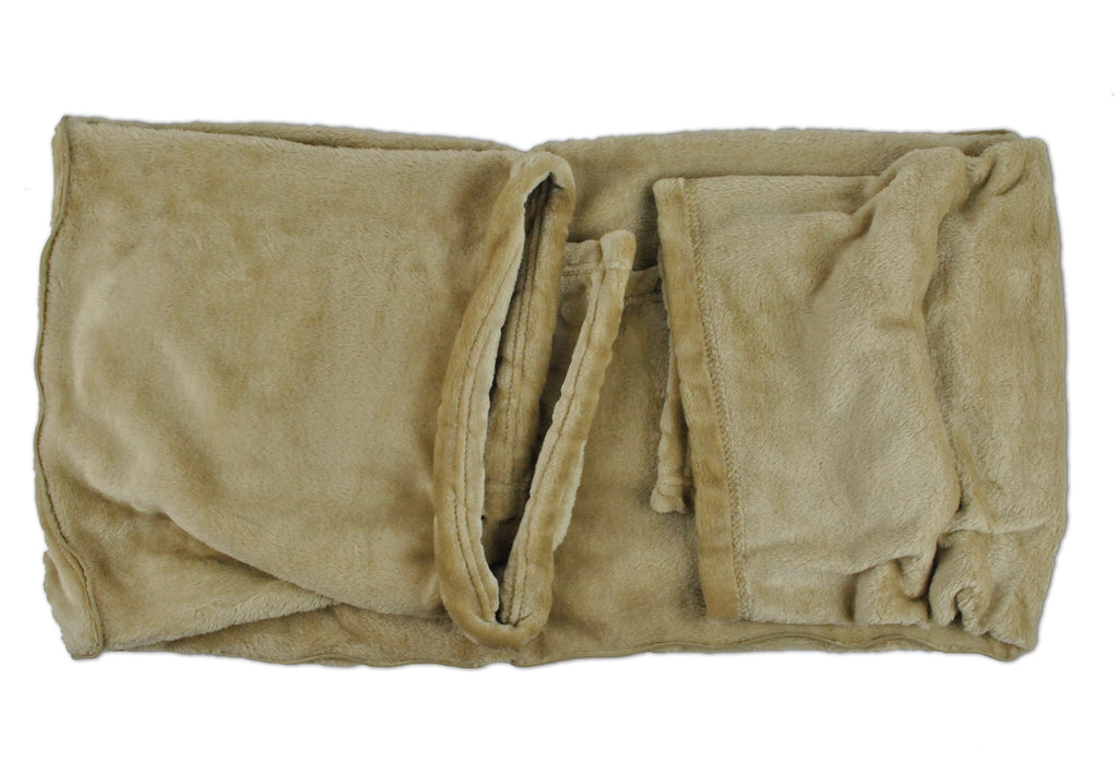DII Taupe Embossed Bone Pet Pillow Blanket Small