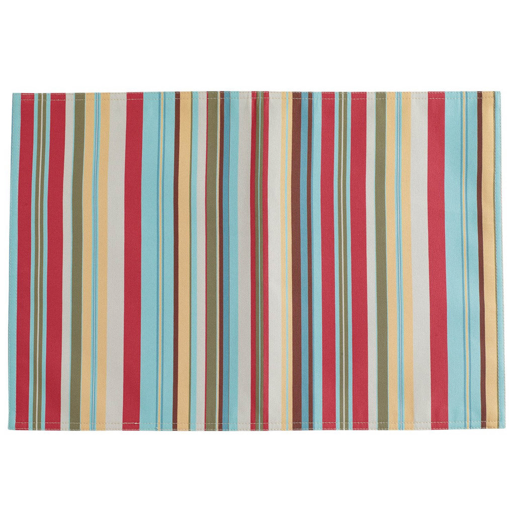 DII Summer Stripe Outdoor Placemat Set of 6