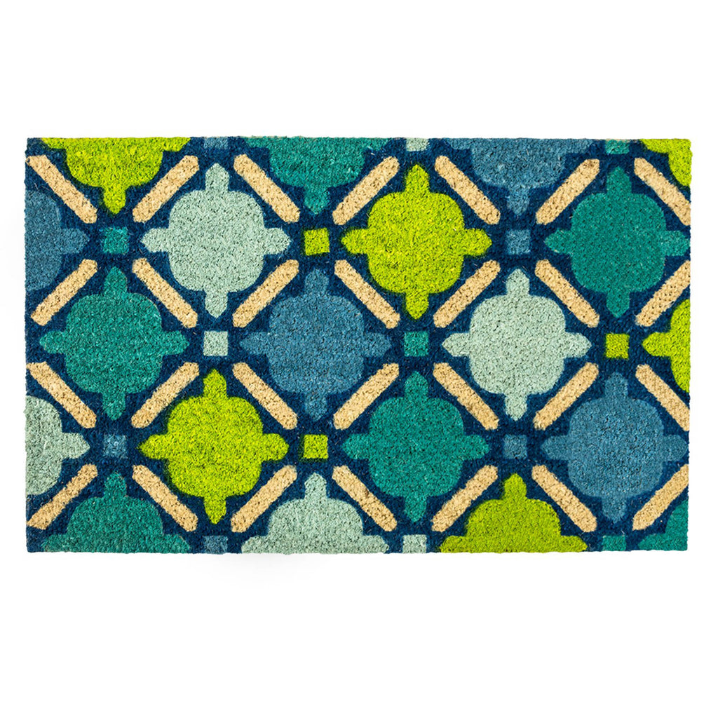 Blue Mosaic Doormat