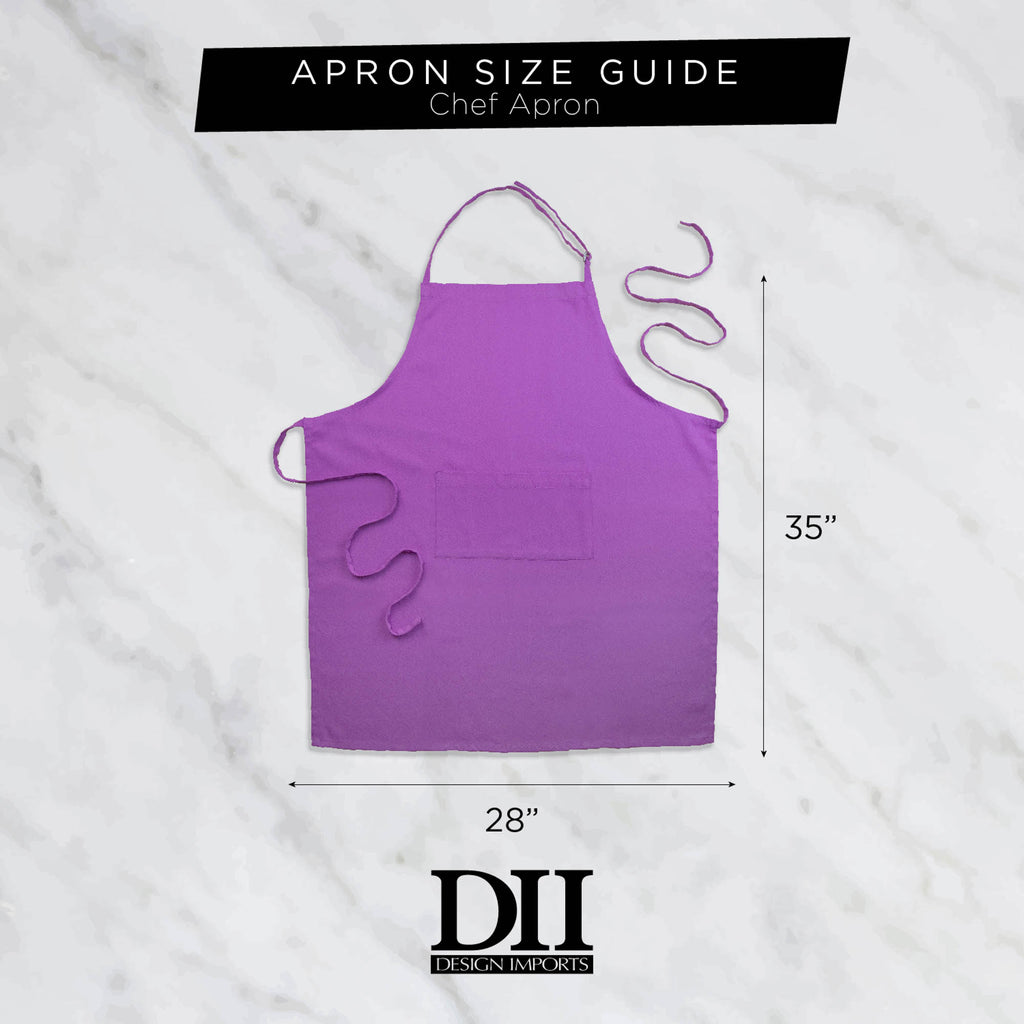 Neon Blue Chef Apron