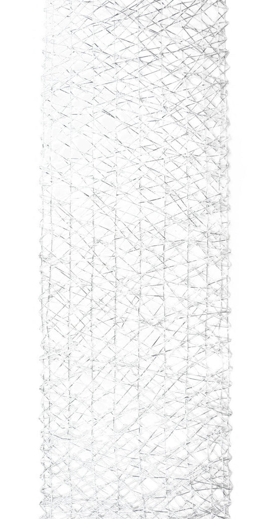 DII Silver Woven Paper Table Runner, 14x72"
