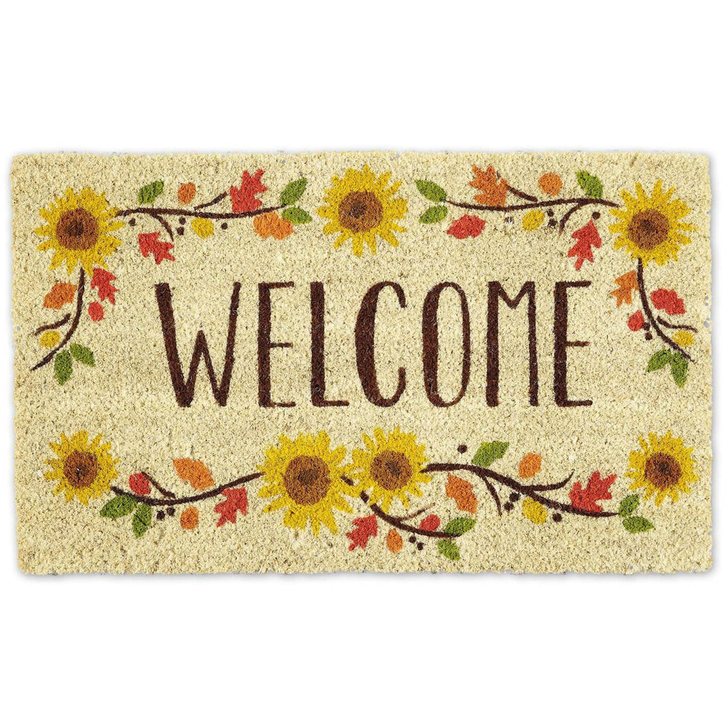 Welcome Sunflowers Doormat